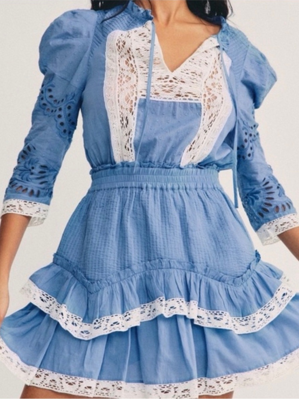 LOVESHACKFANCY ISIDORE
MINI DRESS